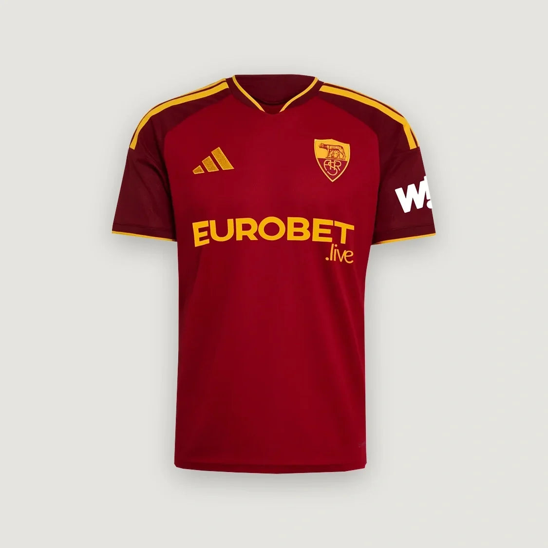 AS Roma – Maillot Domicile 2026/27 – Rouge, Jaune - avant