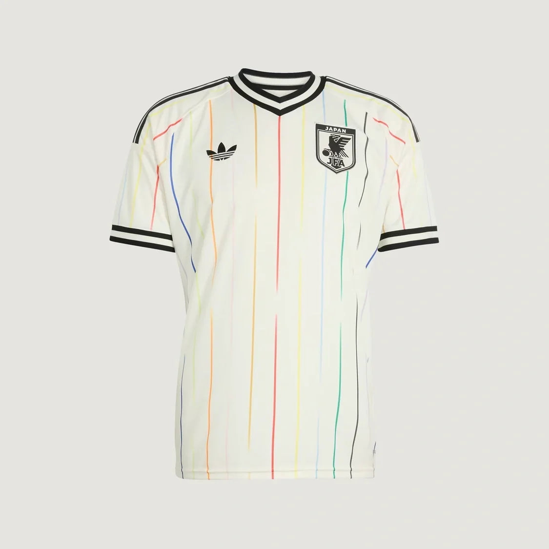 Japon – Maillot Extérieur Coupe du Monde 2026 – Blanc Cassé, Noir, Multicolore - avant