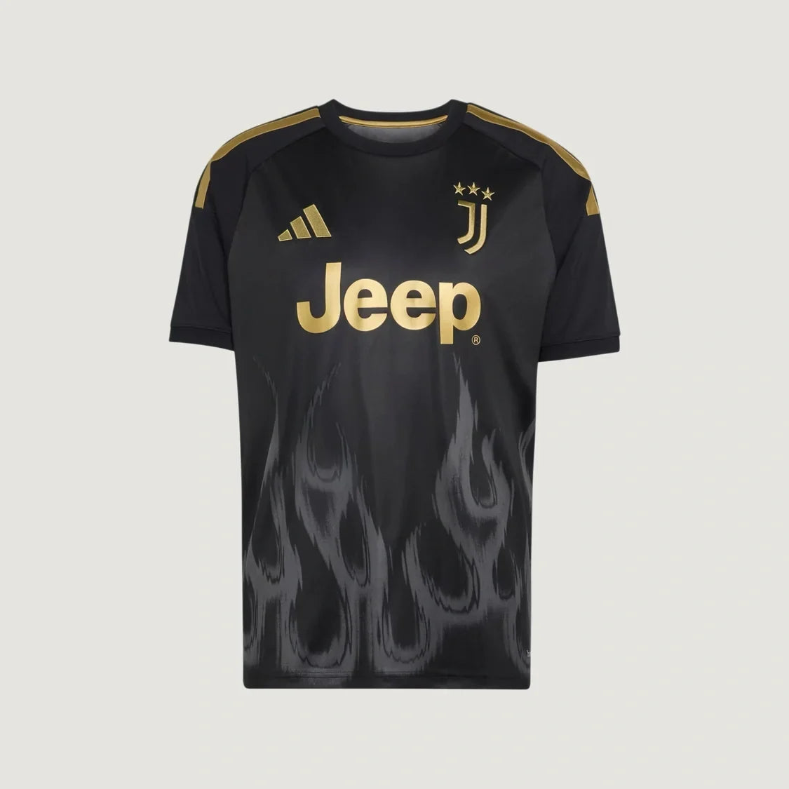 Juventus – Maillot Third 2026/27 – Noir, Or, Gris - avant