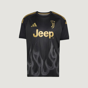 Juventus – Maillot Third 2026/27 – Noir, Or, Gris - avant