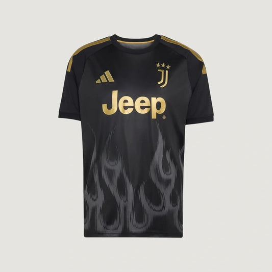 Juventus – Maillot Third 2026/27 – Noir, Or, Gris - avant