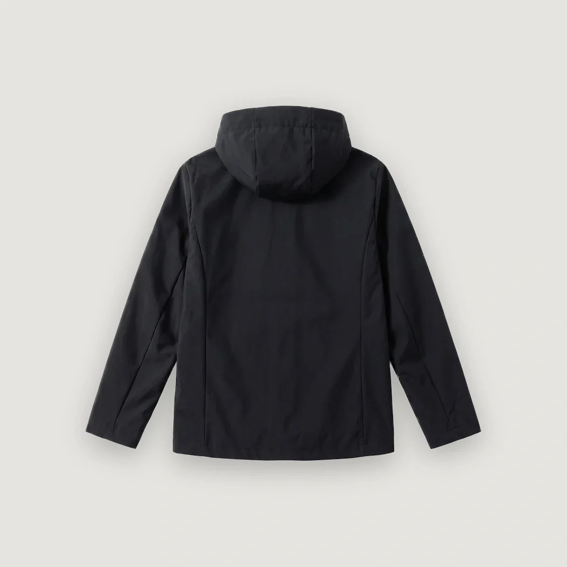 Brésil – Veste Coupe-Vent à Capuche – Noir & Jaune - dos